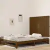 Image de Tête De Lit Murale Marron Miel 127,5x3x90 Cm Bois Massif De Pin Vidaxl