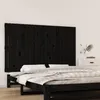 Image de vidaXL Tête de lit murale Noir 147x3x90 cm Bois massif de pin 824897