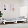 Image de Tête De Lit Murale Blanc 82,5x3x90 Cm Bois Massif De Pin Vidaxl