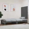 Image de Tête De Lit Murale Gris 82,5x3x90 Cm Bois Massif De Pin Vidaxl
