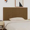 Image de vidaXL Tête de lit murale Marron miel 185x3x90 cm Bois massif de pin 824916