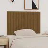Image de Tête De Lit Murale Marron Miel 140x3x90 Cm Bois Massif De Pin Vidaxl