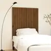 Image de Tête De Lit Murale Marron Miel 95,5x3x110 Cm Bois Massif De Pin Vidaxl