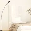 Image de Tête De Lit Murale Blanc 82,5x3x110 Cm Bois Massif De Pin Vidaxl