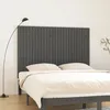 Image de Tête De Lit Murale Gris 166x3x110 Cm Bois Massif De Pin Vidaxl