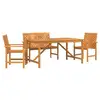 Image de Vidaxl ensemble de salle à manger pour jardin 4 pcs marron