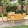 Image de Ensemble De Salle À Manger Pour Jardin 5 Pc Marron Vidaxl