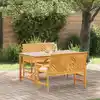 Image de Ensemble De Salle À Manger Pour Jardin 3 Pc Marron Vidaxl