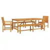 Image de Vidaxl ensemble de salle à manger pour jardin 5 pcs marron