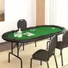 Image de Table De Poker Pliable 10 Joueurs Vert 207x106x76 Cm Vidaxl