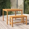 Image de Banc De Jardin 80 Cm Bois Massif D'acacia Vidaxl