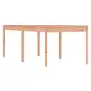Image de Vidaxl table de jardin 203,5x100x76 cm bois massif de douglas