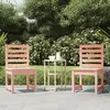 Image de Chaises De Jardin Lot De 2 50x48x91,5 Cm Bois Massif De Douglas Vidaxl