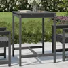 Image de Table De Jardin Gris 82,5x82,5x110 Cm Bois Massif De Pin Vidaxl