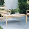 Image de Table De Jardin 121x82,5x45 Cm Bois Massif De Pin Vidaxl