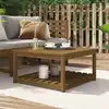 Image de Table De Jardin Marron Miel 82,5x82,5x45 Cm Bois Massif De Pin Vidaxl