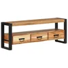 Image de Meuble Tv 120x30x45 Cm Bois D'acacia Massif Vidaxl