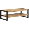 Image de vidaXL Table basse 120x55x40 cm Bois de manguier massif 351820