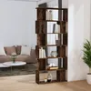 Image de Bibliothèque/cloison Chêne Fumé 80x24x192 Cm Bois D'ingénierie Vidaxl