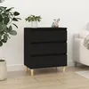 Image de 823041 vidaXL Buffet Noir 60x35x70 cm Bois dingénierie