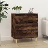 Image de Buffet Chêne Fumé 60x35x70 Cm Bois D'ingénierie Vidaxl
