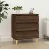 Image de Buffet Chêne Marron 60x35x70 Cm Bois D'ingénierie Vidaxl