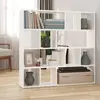 Image de Bibliothèque/séparateur De Pièce Blanc Brillant 105x24x102 Cm Vidaxl