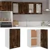 Image de Armoire Suspendue "lyon" Chêne Fumé 39,5 X 31 X 60 Cm Bois D'ingénierie Vidaxl