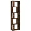 Image de Vidaxl bibliothèque chêne fumé 45x24x160 cm bois d'ingénierie