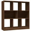 Image de Bibliothèque Chêne Marron 97,5x29,5x100 Cm Bois D'ingénierie Vidaxl