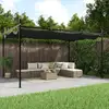 Image de Pergola Avec Toit Rétractable Anthracite 395x292x230 Cm Vidaxl