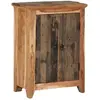 Image de Buffet 55x33x75 Cm Bois Massif D'acacia Et Bois De Récupération Vidaxl