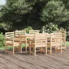 Image de vidaXL Ensemble à dîner de jardin 7 pcs bois massif de pin 3154713
