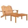 Image de Ensemble De Salon De Jardin Adirondack 2 Pcs Bois Acacia Solide Vidaxl