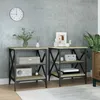 Image de Tables D'appoint 2 Pcs Chêne Sonoma 40x42x50 Cm Bois Ingénierie Vidaxl