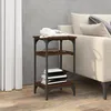 Image de Table D'appoint Chêne Marron 35x30x60 Cm Bois D'ingénierie Vidaxl
