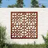 Image de Décoration Murale Jardin 55x55 Cm Acier Corten Design Mauresque Vidaxl