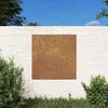 Image de vidaXL Décoration murale jardin 55x55 cm acier corten design du soleil 824491