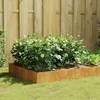 Image de vidaXL Lit Surélevé de Jardin Bac à Fleurs Pot de Plantes Boîte à Fleurs Jardinière de Patio Terrasse Balcon Extérieur 824515
