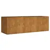Image de Vidaxl lit surélevé de jardin 120x40x40 cm acier corten
