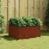 Image de vidaXL Jardinière 80x80x40 cm acier corten 824531