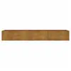 Image de Vidaxl lit surélevé de jardin 280x80x40 cm acier corten