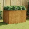 Image de Lit Surélevé De Jardin 120x80x80 Cm Acier Corten Vidaxl