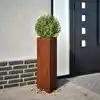 Image de Jardinière 30x26x75 Cm Acier Corten Vidaxl