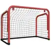 Image de Vidaxl but de hockey avec filet rouge et noir 68x32x47 cm
