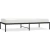 Image de Cadre De Lit Métal Sans Matelas Noir 90x190 Cm Vidaxl