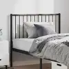 Image de Tête De Lit De Remplacement Métal Noir 100 Cm Vidaxl
