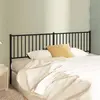 Image de Tête De Lit De Remplacement Métal Noir 180 Cm Vidaxl
