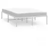 Image de Vidaxl cadre de lit métal blanc 120x190 cm