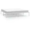 Image de Vidaxl cadre de lit métal sans matelas blanc 183x213 cm